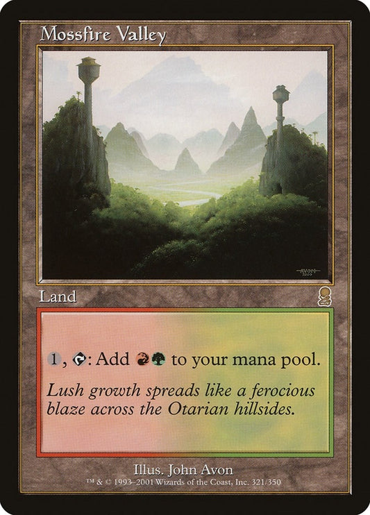 Image for Mossfire Valley (321) (Odyssey) - Magic: The Gathering