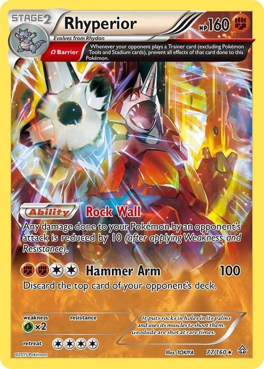 Image for Rhyperior (Omega) (77/160) (XY - Primal Clash) - Pokemon