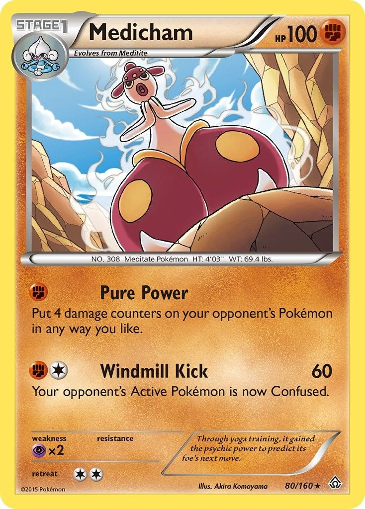 Image for Medicham (80/160) (XY - Primal Clash) - Pokemon