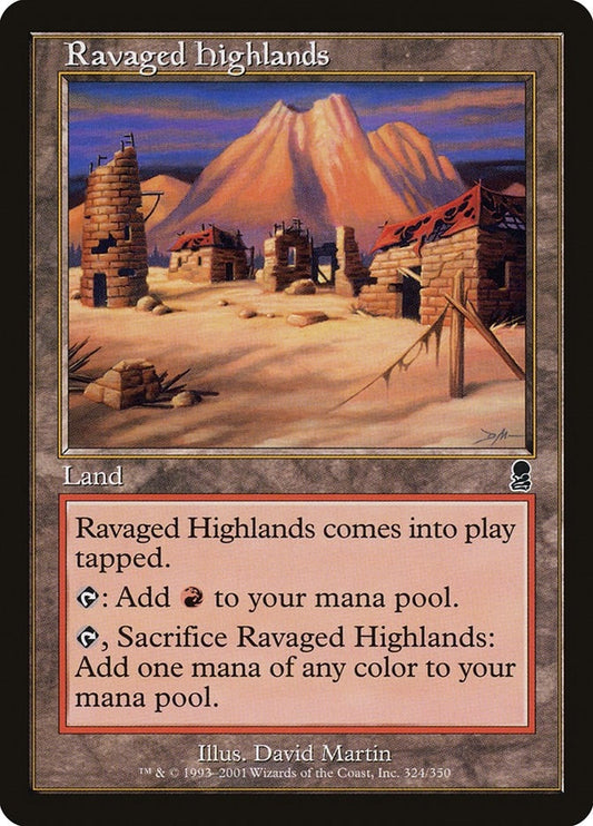 Image for Ravaged Highlands (324) (Odyssey) - Magic: The Gathering
