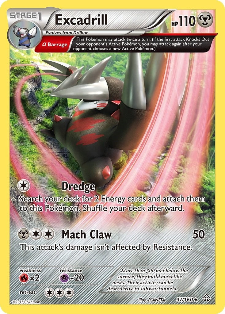 Image for Excadrill (Omega) (97/160) (XY - Primal Clash) - Pokemon