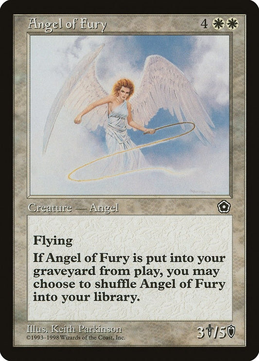 Image for Angel of Fury (Portal Second Age) - Magic: The Gathering