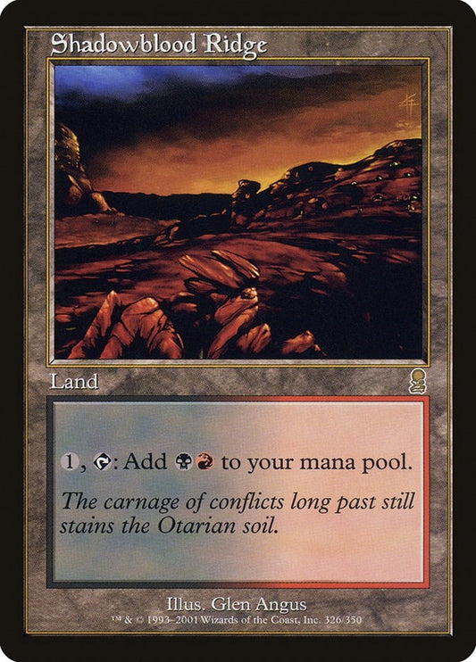 Image for Shadowblood Ridge (326) (Odyssey) - Magic: The Gathering