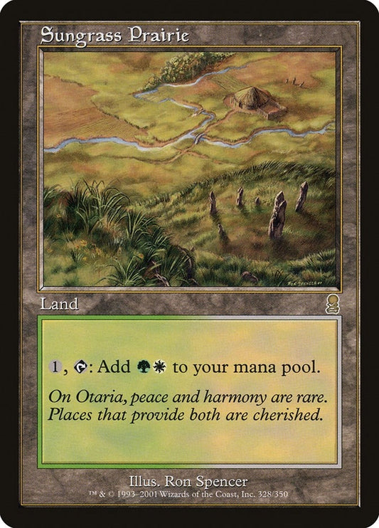 Image for Sungrass Prairie (328) (Odyssey) - Magic: The Gathering