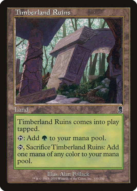 Image for Timberland Ruins (330) (Odyssey) - Magic: The Gathering