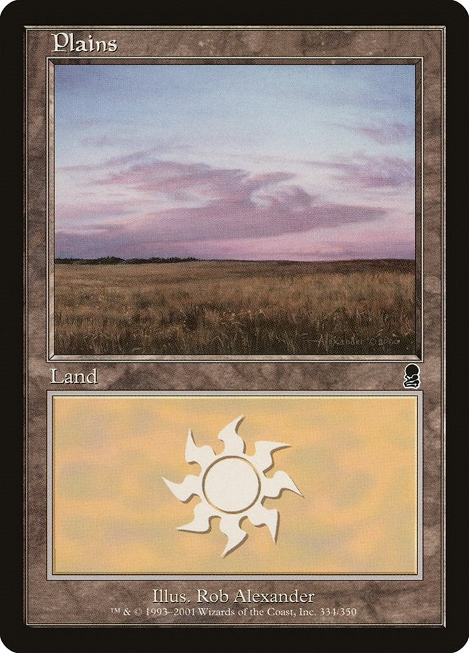 Image for Plains (334) (334) (Odyssey) - Magic: The Gathering