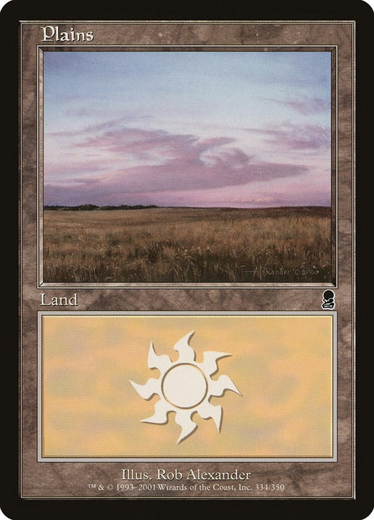 Image for Plains (334) (334) (Odyssey) - Magic: The Gathering