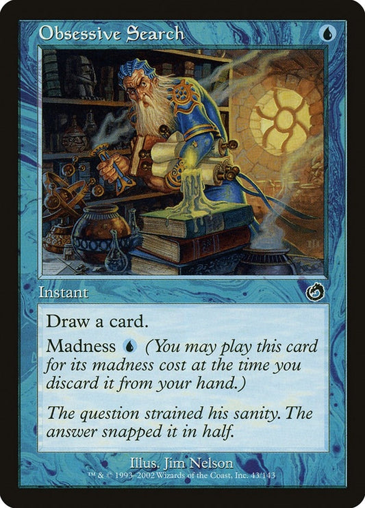 Image for Obsessive Search (43) (Torment) - Magic: The Gathering