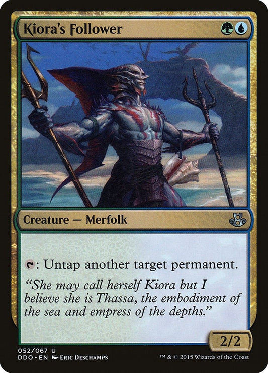 Image for Kiora's Follower (52) (Duel Decks: Elspeth vs. Kiora) - Magic: The Gathering