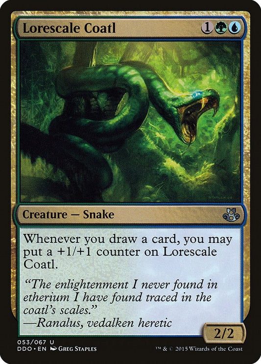 Image for Lorescale Coatl (53) (Duel Decks: Elspeth vs. Kiora) - Magic: The Gathering