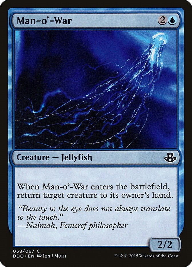 Image for Man-o'-War (38) (Duel Decks: Elspeth vs. Kiora) - Magic: The Gathering