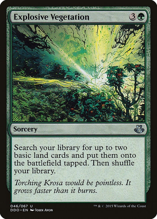 Image for Explosive Vegetation (46) (Duel Decks: Elspeth vs. Kiora) - Magic: The Gathering