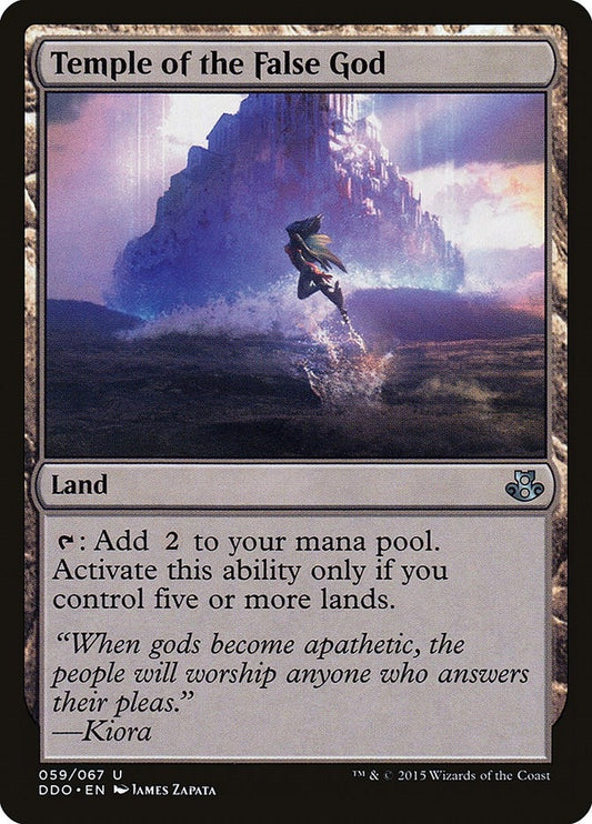 Image for Temple of the False God (59) (Duel Decks: Elspeth vs. Kiora) - Magic: The Gathering