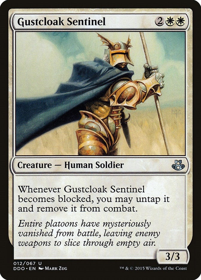 Image for Gustcloak Sentinel (12) (Duel Decks: Elspeth vs. Kiora) - Magic: The Gathering