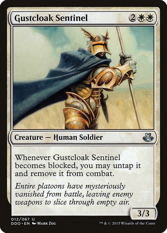 Image for Gustcloak Sentinel (12) (Duel Decks: Elspeth vs. Kiora) - Magic: The Gathering