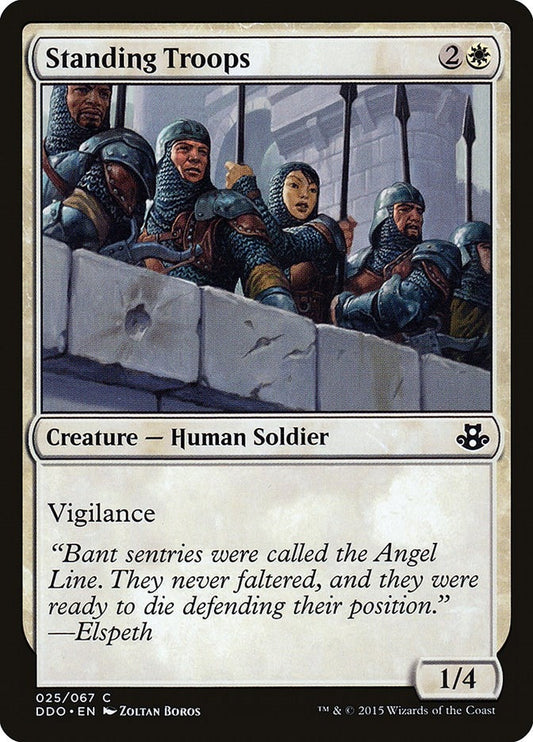Image for Standing Troops (25) (Duel Decks: Elspeth vs. Kiora) - Magic: The Gathering