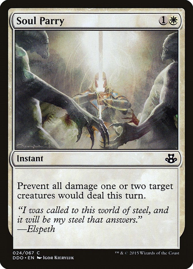 Image for Soul Parry (24) (Duel Decks: Elspeth vs. Kiora) - Magic: The Gathering