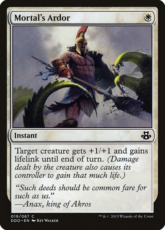 Image for Mortal's Ardor (19) (Duel Decks: Elspeth vs. Kiora) - Magic: The Gathering