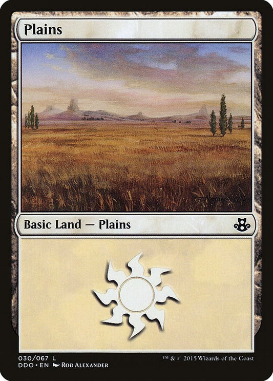 Image for Plains (030) (30) (Duel Decks: Elspeth vs. Kiora) - Magic: The Gathering