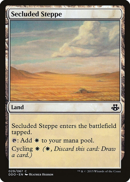 Image for Secluded Steppe (29) (Duel Decks: Elspeth vs. Kiora) - Magic: The Gathering