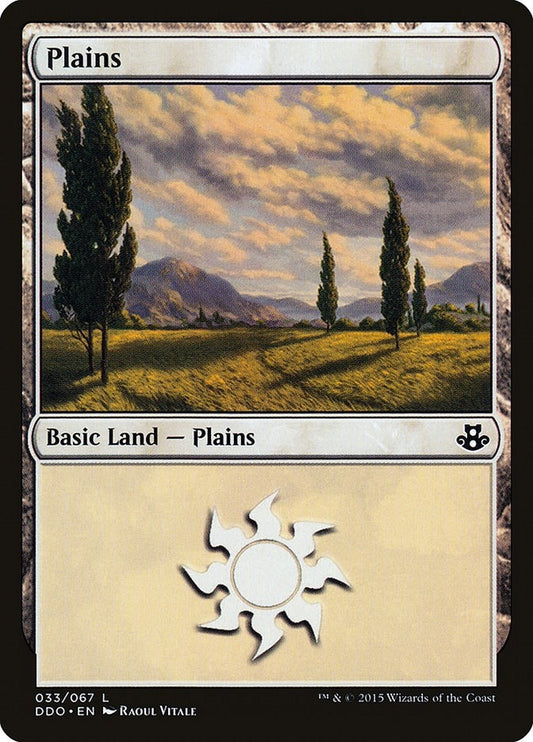 Image for Plains (033) (33) (Duel Decks: Elspeth vs. Kiora) - Magic: The Gathering