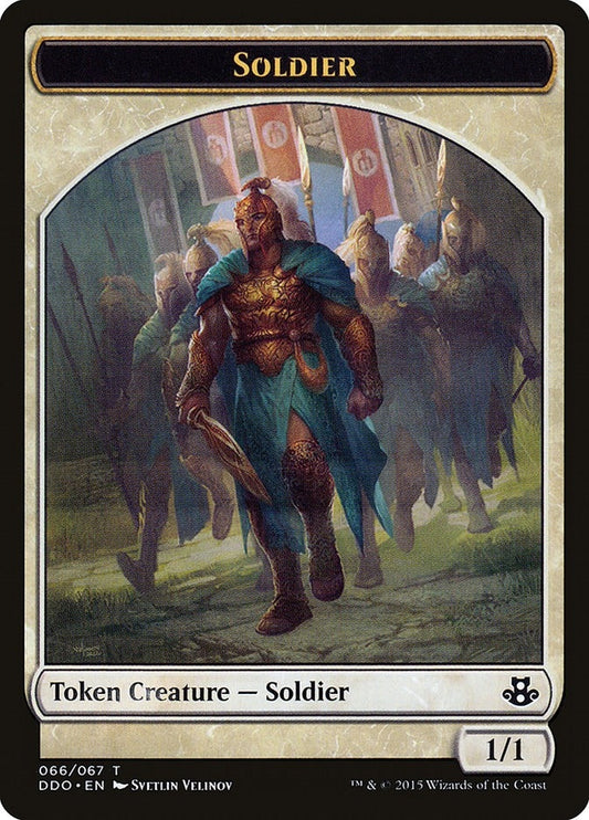 Image for Soldier Token (66) (Duel Decks: Elspeth vs. Kiora) - Magic: The Gathering