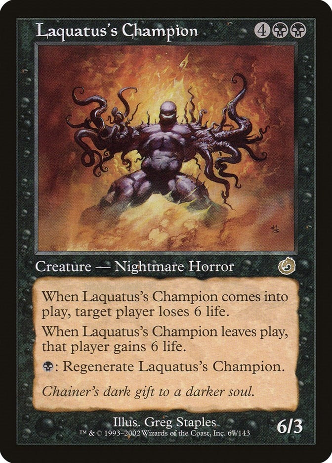 Image for Laquatus's Champion (67) (Torment) - Magic: The Gathering