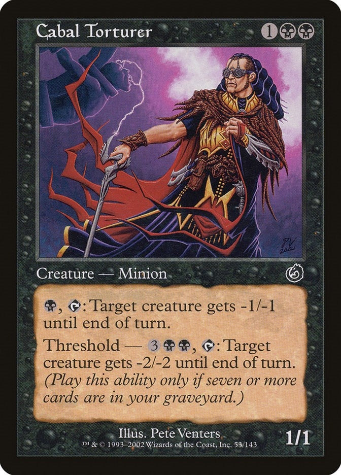 Image for Cabal Torturer (53) (Torment) - Magic: The Gathering