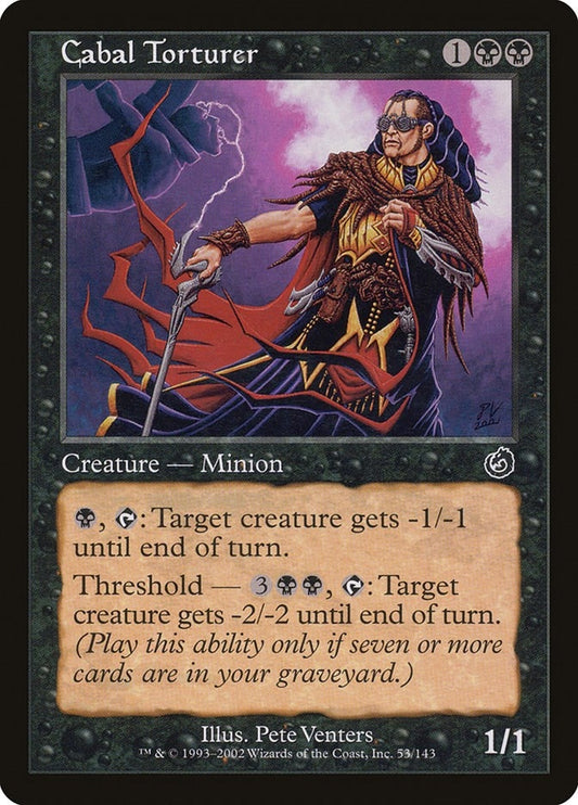 Image for Cabal Torturer (53) (Torment) - Magic: The Gathering