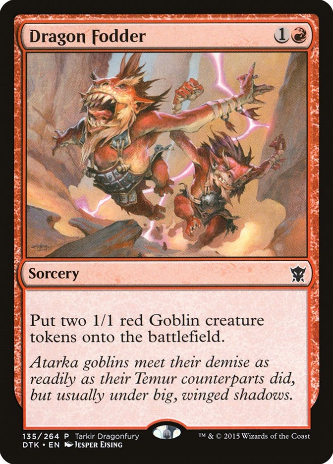 Image for Dragon Fodder (135) (Tarkir Dragonfury Promos) - Magic: The Gathering