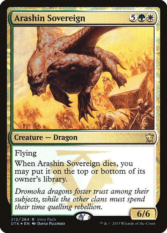 Image for Arashin Sovereign (212) (Unique and Miscellaneous Promos) - Magic: The Gathering