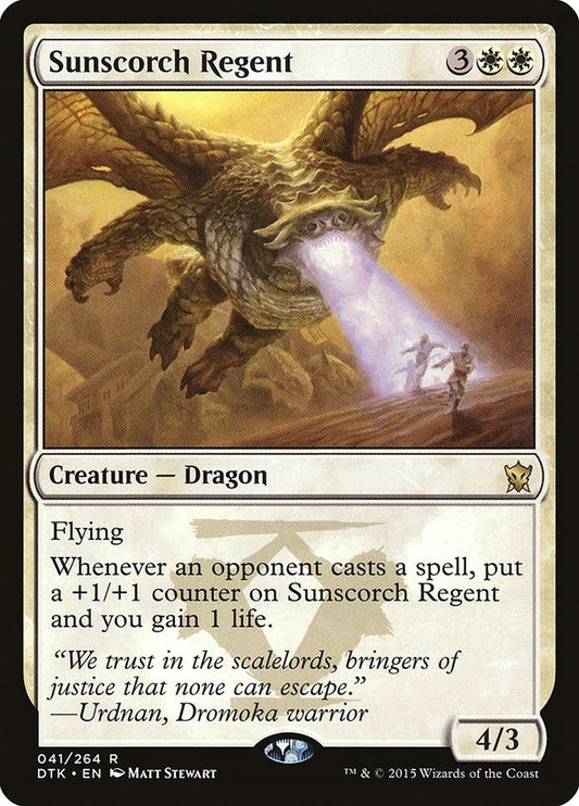 Image for Sunscorch Regent (41) (Dragons of Tarkir) - Magic: The Gathering