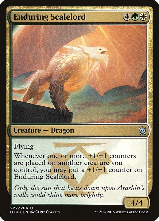 Image for Enduring Scalelord (222) (Dragons of Tarkir) - Magic: The Gathering