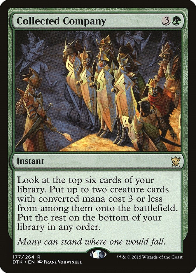 Image for Collected Company (177) (Dragons of Tarkir) - Magic: The Gathering