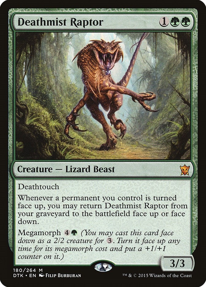 Image for Deathmist Raptor (180) (Dragons of Tarkir) - Magic: The Gathering