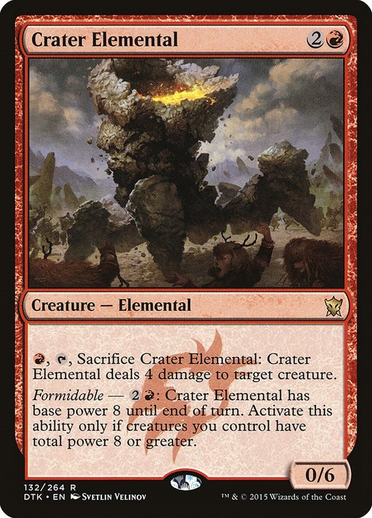 Image for Crater Elemental (132) (Dragons of Tarkir) - Magic: The Gathering
