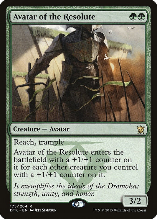 Image for Avatar of the Resolute (175) (Dragons of Tarkir) - Magic: The Gathering