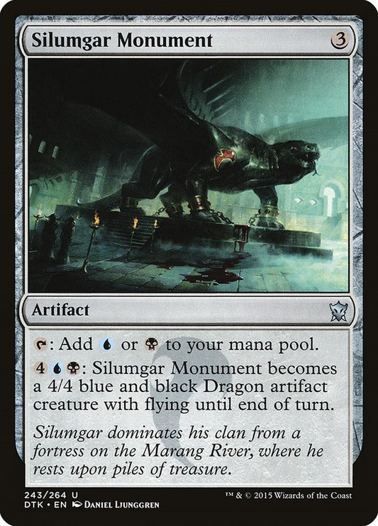 Image for Silumgar Monument (243) (Dragons of Tarkir) - Magic: The Gathering