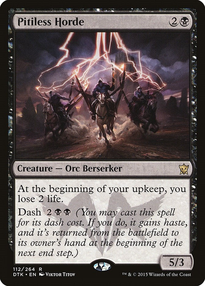 Image for Pitiless Horde (112) (Dragons of Tarkir) - Magic: The Gathering