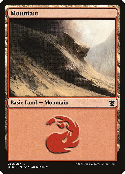 Image for Mountain (260) (260) (Dragons of Tarkir) - Magic: The Gathering