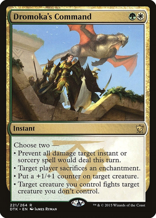 Image for Dromoka's Command (221) (Dragons of Tarkir) - Magic: The Gathering