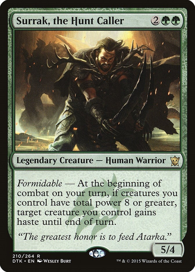 Image for Surrak, the Hunt Caller (210) (Dragons of Tarkir) - Magic: The Gathering