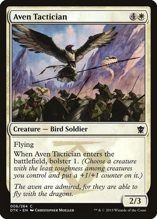 Image for Aven Tactician (6) (Dragons of Tarkir) - Magic: The Gathering