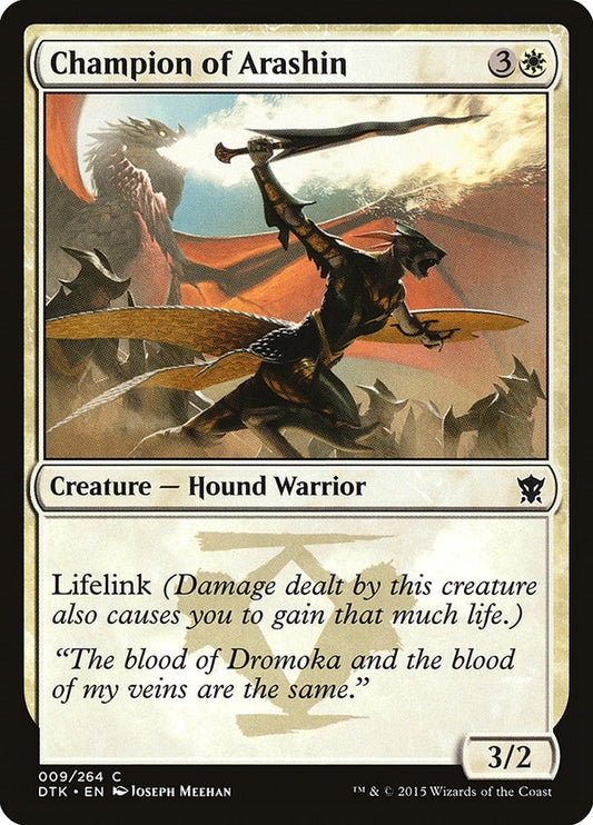 Image for Champion of Arashin (9) (Dragons of Tarkir) - Magic: The Gathering