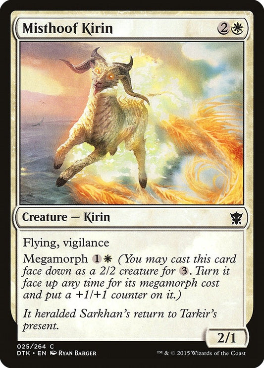 Image for Misthoof Kirin (25) (Dragons of Tarkir) - Magic: The Gathering