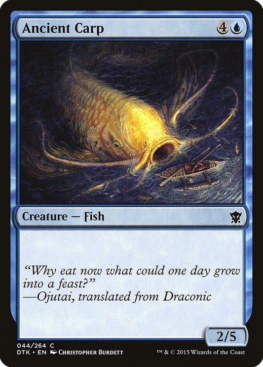 Image for Ancient Carp (44) (Dragons of Tarkir) - Magic: The Gathering
