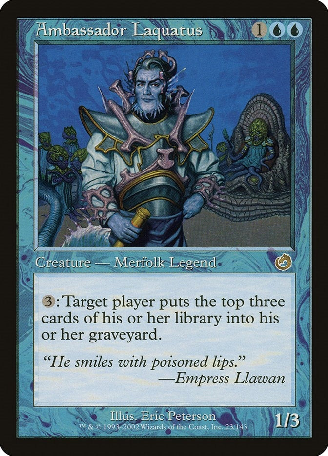 Image for Ambassador Laquatus (23) (Torment) - Magic: The Gathering