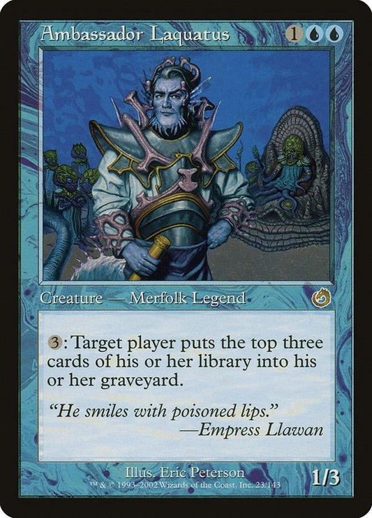 Image for Ambassador Laquatus (23) (Torment) - Magic: The Gathering