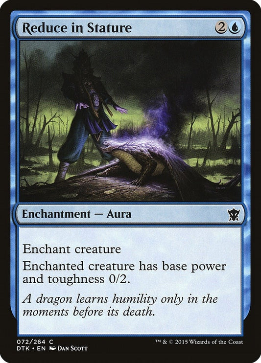 Image for Reduce in Stature (72) (Dragons of Tarkir) - Magic: The Gathering