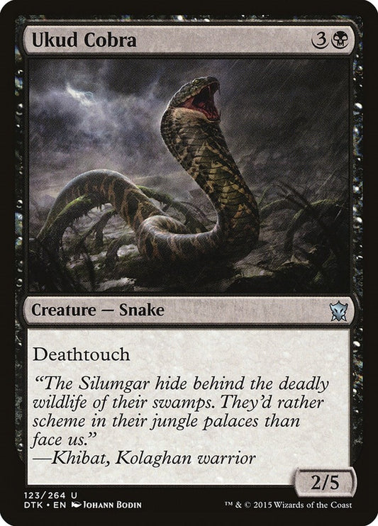 Image for Ukud Cobra (123) (Dragons of Tarkir) - Magic: The Gathering